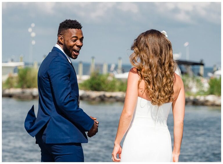 first look on pier at Herrington on the Bay